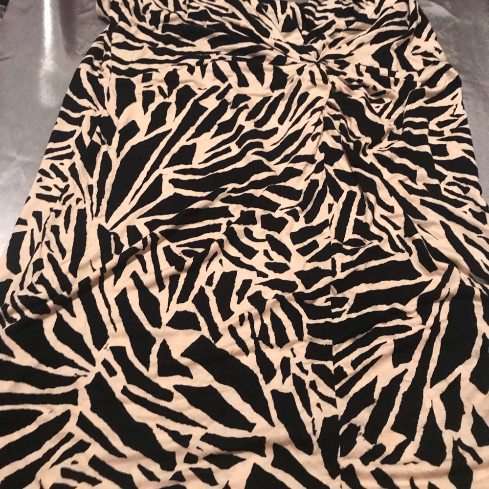 Black and tan dress